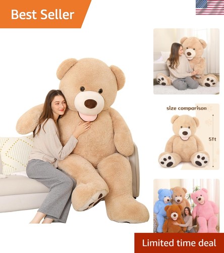 5ft cuddly giant teddy bear - teddy,