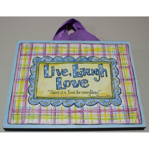 Live laugh love wood wall - wood,
