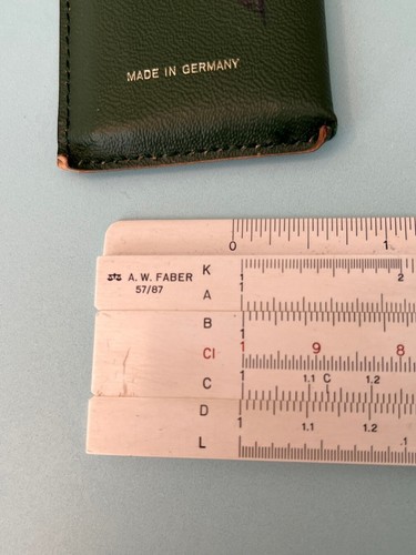 Faber castell slide rule in - faber-castell,