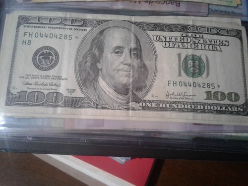 Billete 100 dolares con - de,