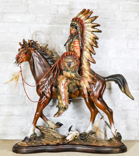 Large indian chief with - indian,