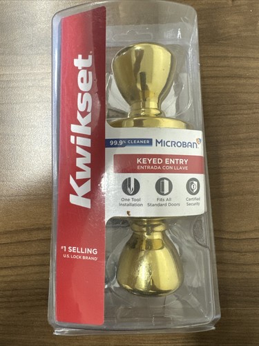 New kwikset polished - new,