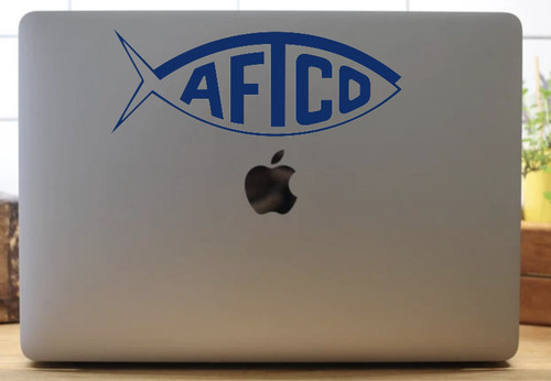 Aftco fishing rod logo decal - logo, decal-