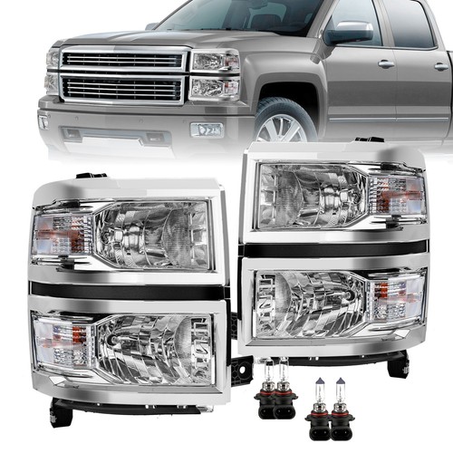 Chrome halogen headlights - chrome,