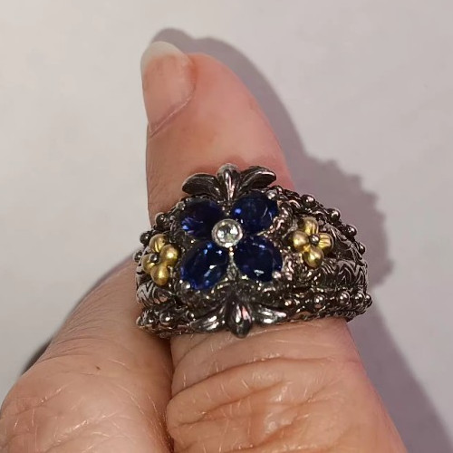 Barbara bixby flower - flower, ring