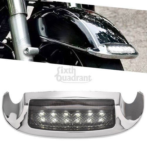 Front fender tip led light - led, for