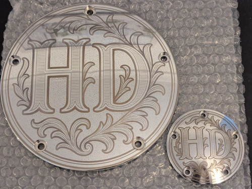 Custom engraved derby cover - engraved,