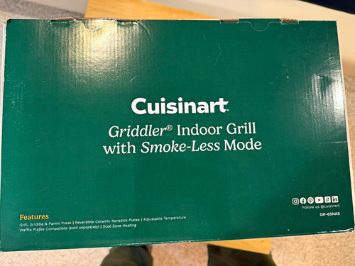 Cuisinart griddler smokeless - griddler,
