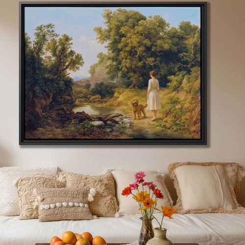 Goldendoodle dog canvas - dog,
