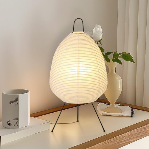 Rice paper lamp - paper, lamp,
