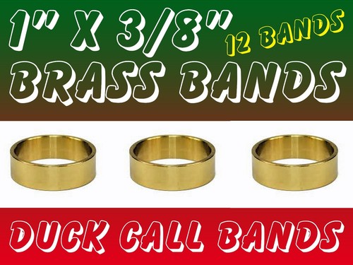 Duck call bands - brass, x