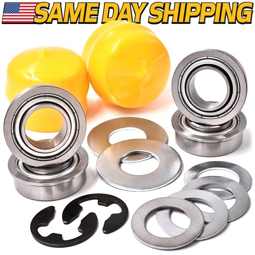 Wheel spindle axle bearing kit - spindle,