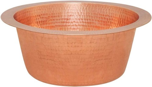 Br12pc2 inch round hammered - 12-inch,