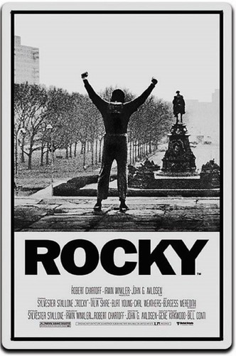 Movie poster sign metal - movie, tin