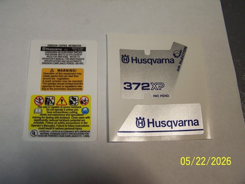 Husqvarna chainsaw model - model, 372xp
