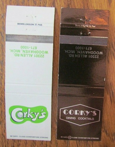 Woodhaven michigan matchbook - michigan,