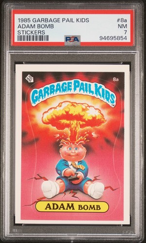 1985 topps os1 garbage - topps, pail