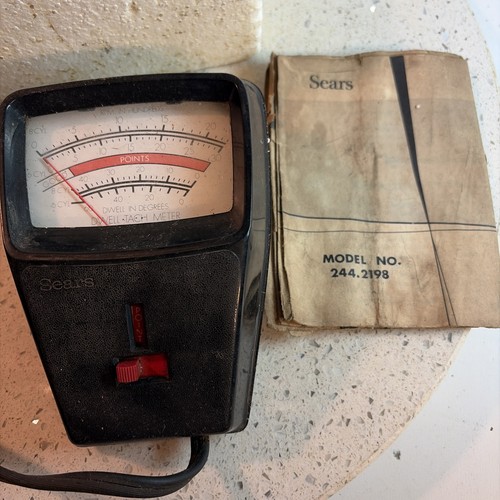 Sears dwell tachometer vintage - dwell,