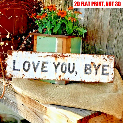 Vintage love you bye wall - you,