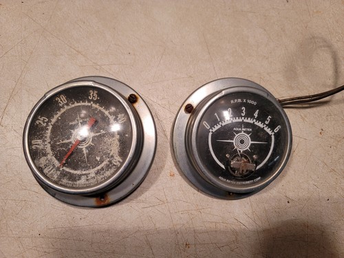 Lot vintage aqua meter - lot, of