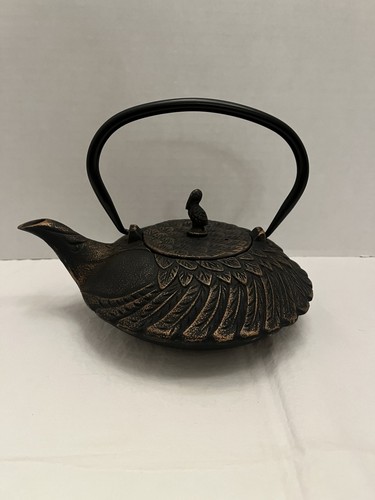 Vintage cast iron teapot - iron,