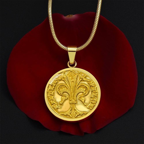 Florence medieval gold florin - florence,