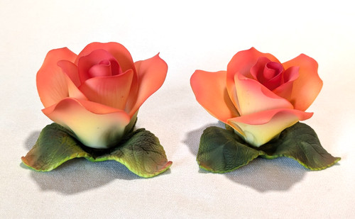 Set porcelain peach pink - set, 2
