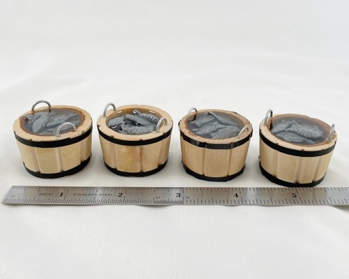 Miniature fish tub - miniature, wooden