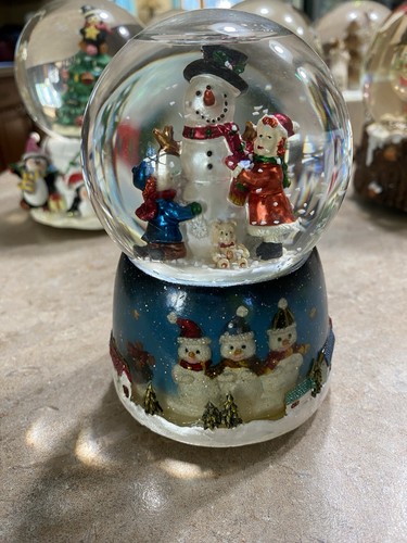 Christmas musical snow globe - christmas,