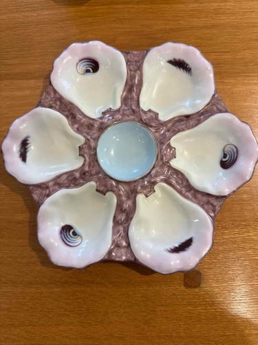 Antique limoges oyster plate - oyster,