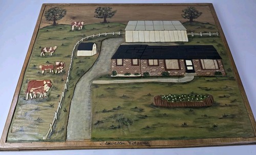 Vintage handmade farm folk art - vintage,
