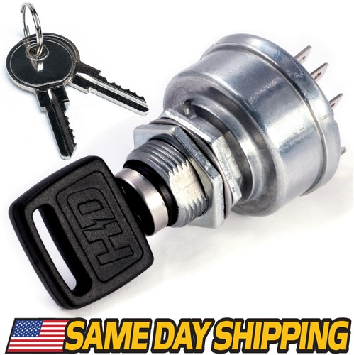 Key switch fits john deere - key,