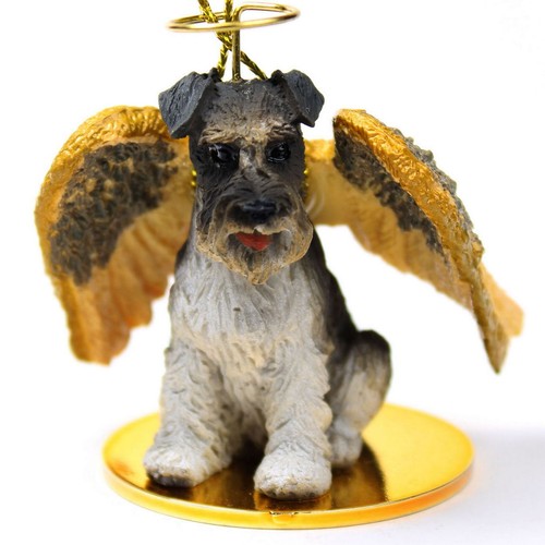 Schnauzer ornament angel - schnauzer,