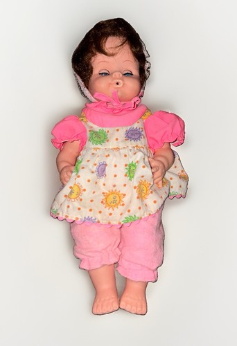 Vtg plastic baby - plastic, doll