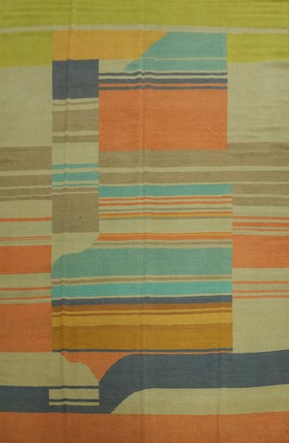 Flat weave kilim large rug - kilim,