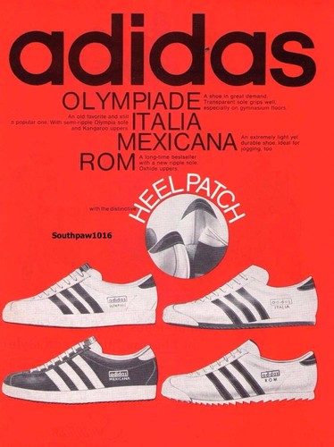 1970 adidas heel patch - adidas, "heel