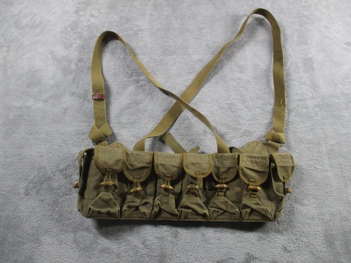 Vintage military chest rig - military,