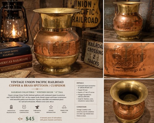 Vintage union pacific railroad - union,