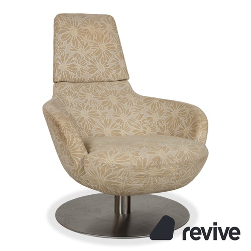 Natuzzi fabric armchair beige - armchair,