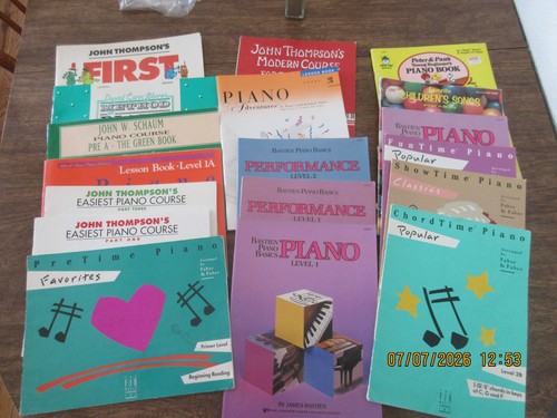 Piano books instruction - piano,
