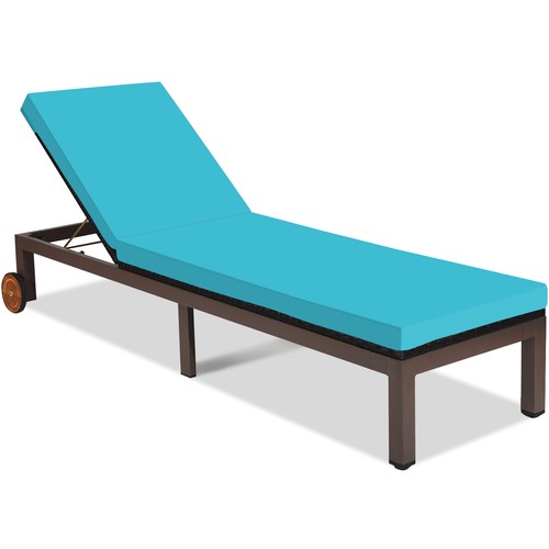 Patio rattan lounge chair - lounge,