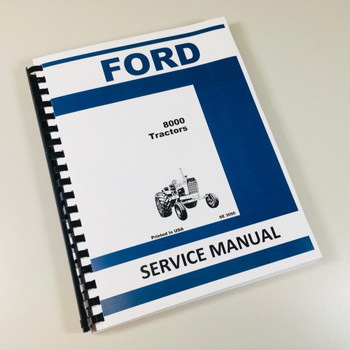 Ford 8000 tractor service - 8000,