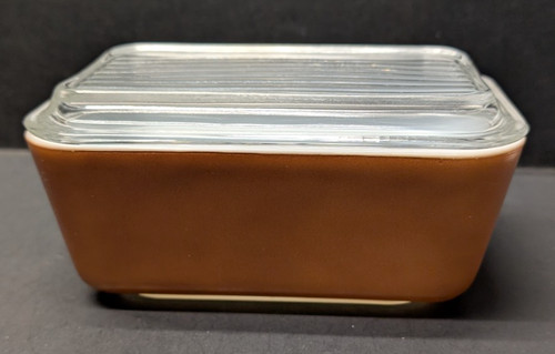 Vintage pyrex refrigerator - vintage,