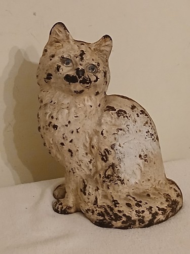 Antique cast iron hubley - iron, cat