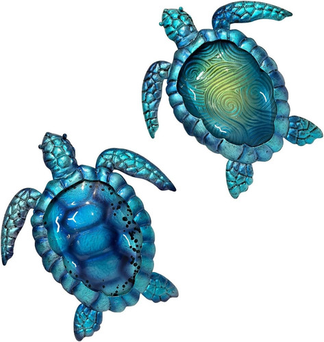 Metal turtle wall - metal, art