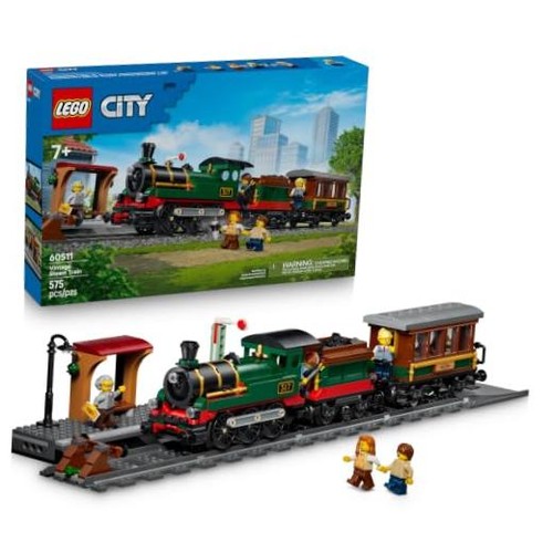 Lego city vintage steam train - city,