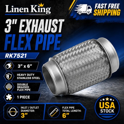 Exhaust flex pipe - 3", 6"