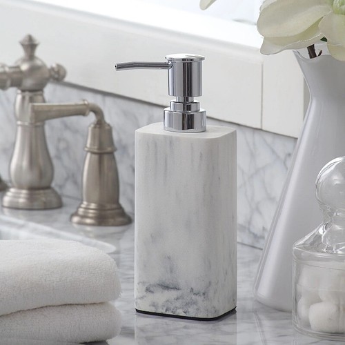 Faux marble resin soap - faux, lotion