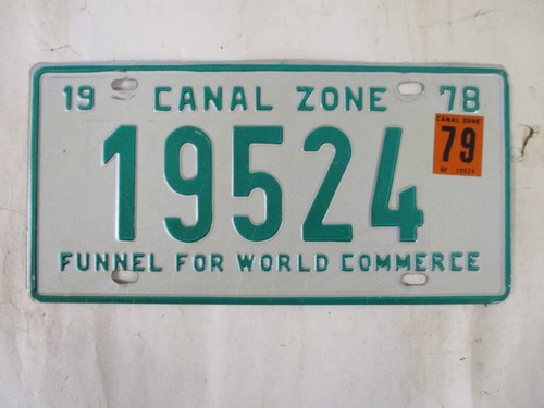 1979 canal zone license - ,