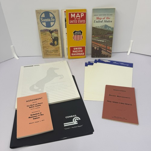 Vintage railway ephemera lot - railway,